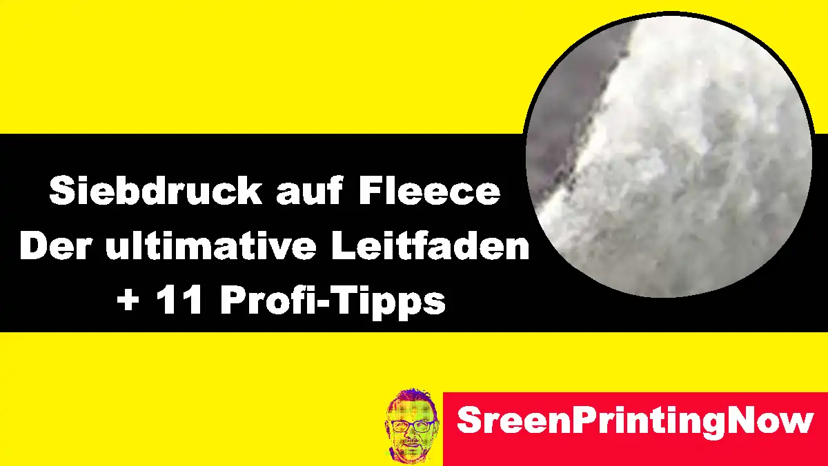 Siebdruck auf Fleece | ScreenprintingNow