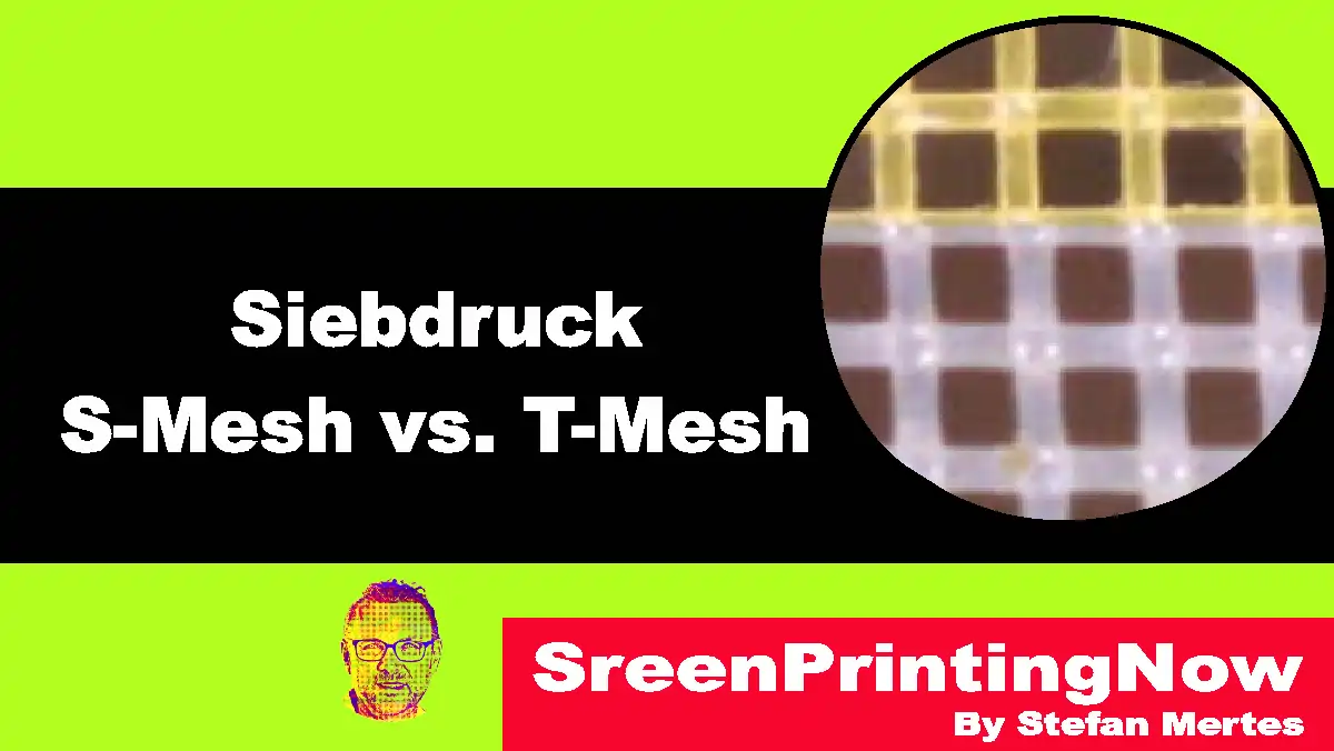 Siebdruck Siebe S-Mesh vs T-Mesh | ScreenprintingNow
