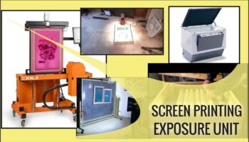 Screen printing exposure unit