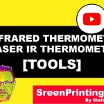 High Precision Infrared Thermometer Laser IR Thermometer for Screen Printing Tools