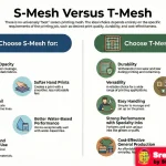 screen printing s mesh vs t mesh